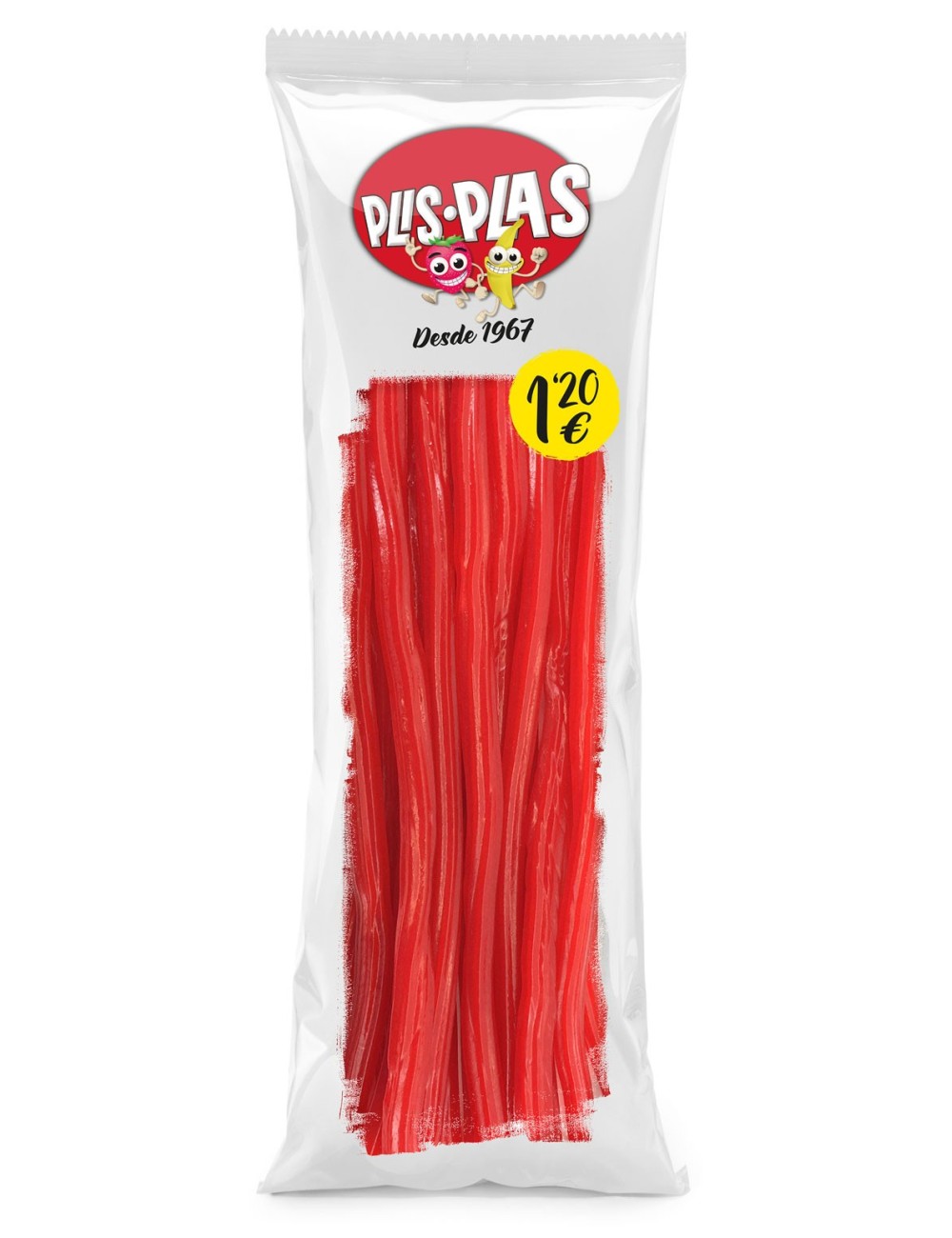 Plis-Plas Bolsa  Torcida Roja 21uds de 130gr. (Producto Tarificado)