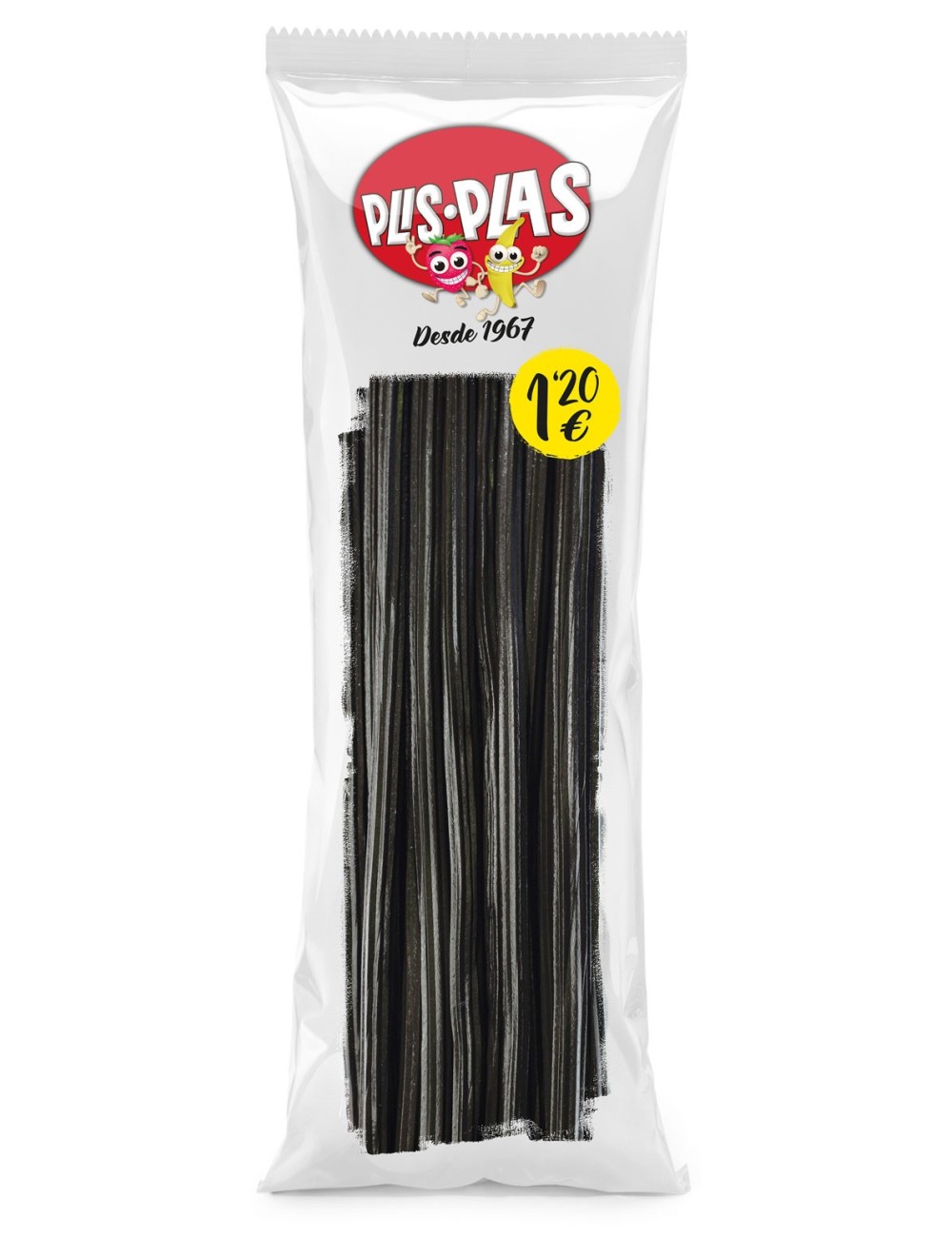 Plis-Plas Bolsa Torcida Negra 21 UDS de 125 GR  (Producto Tarificado)