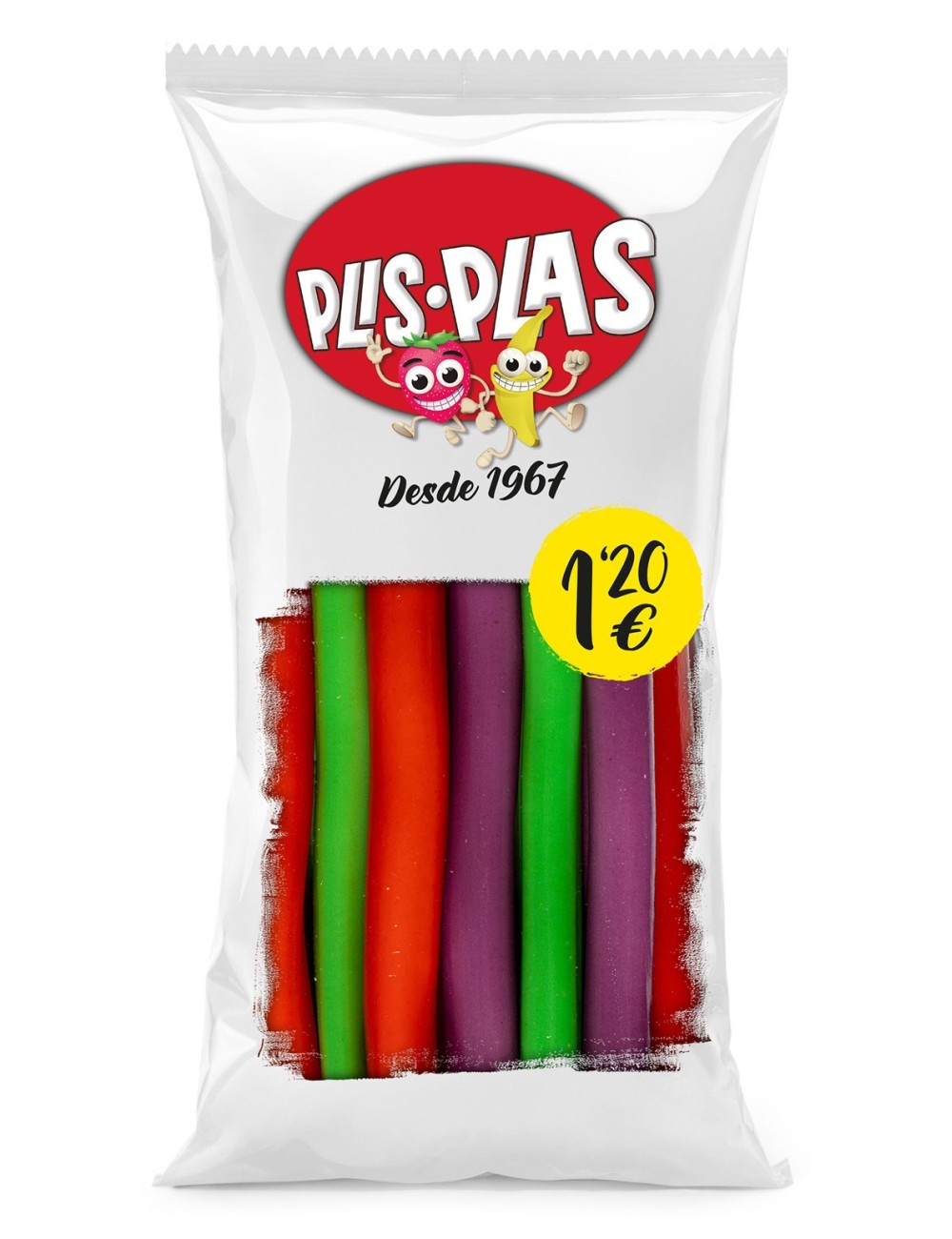 Plis-Plas Bolsa Palitos Brillo 15 UDS de 95GR (Producto Tarificado)