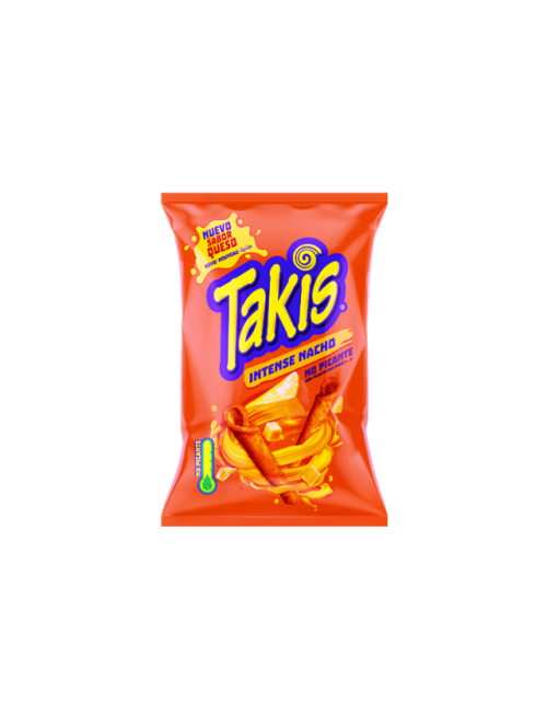 Takis Nachos Intenso 18 UDS de 90 GR no Picante (Producto Multilenguaje y sin Tarificar)