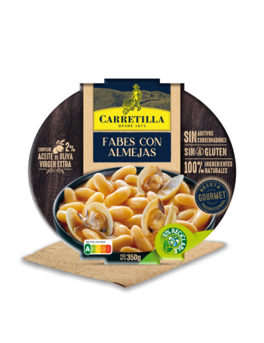 Carretilla Fabes con Almejas Gourmet 7UDS de 350GR