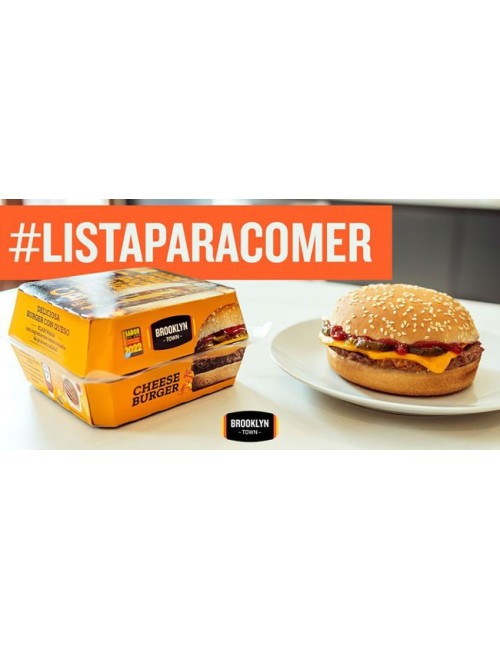 Carpisa Hamburguesa Cheese Burger 210GR  6 UDS por Caja, 26 Cajas se Pueden Combinar, Pedido Sin Portes  (Producto Refrigerado)