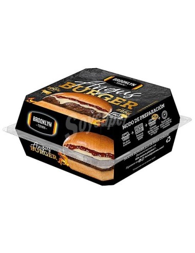 Carpisa Hamburguesa Angus  Burger 215GR  6UDS por Caja, 26 Cajas se Pueden Combinar,Pedido sin Portes  (PRODUCTO REFRIGERADO)