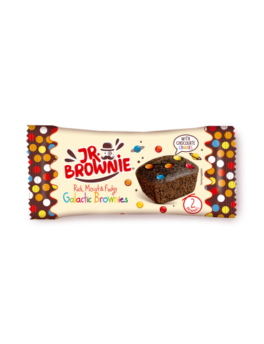 JR Brownies Galactic  24UDS de 50GR Etiquetado Multi Lenguaje (No Dejes de Probarlos Tambien Calientes)