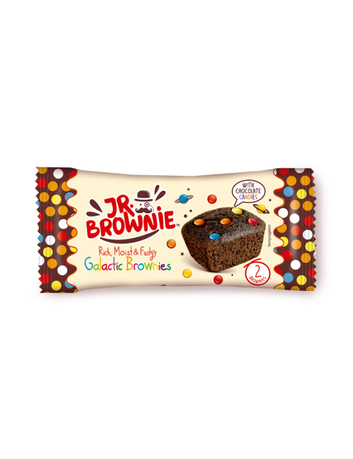 JR Brownies Galactic  24UDS de 50GR Etiquetado Multi Lenguaje (No Dejes de Probarlos Tambien Calientes)