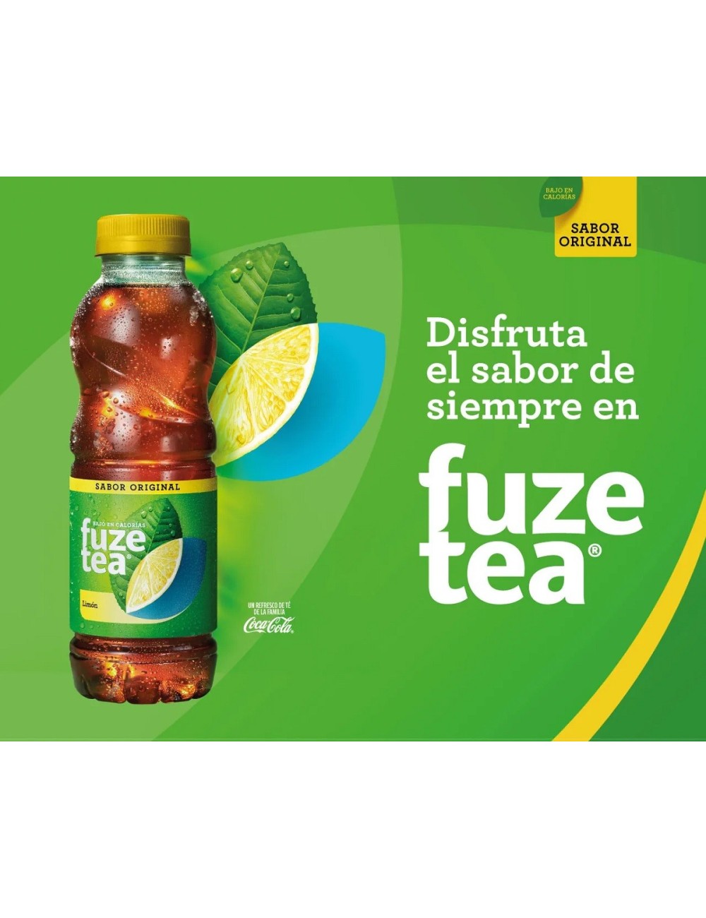 Fuze Tea Original al Limón 24 UDS  500 ML