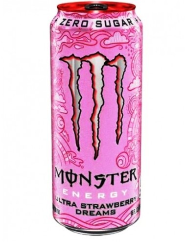 Monster Energy Ultra Strawbery Dreams 24 UDS de 500 ML Zero Azúcar