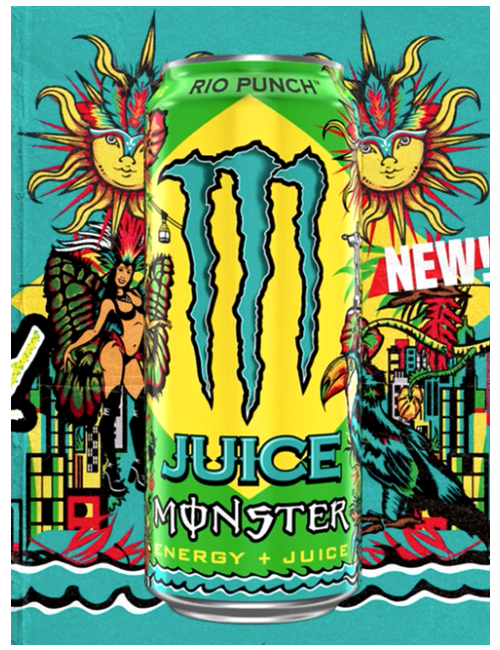 Monster Energy Río Punch 24 UDS de 500 ML