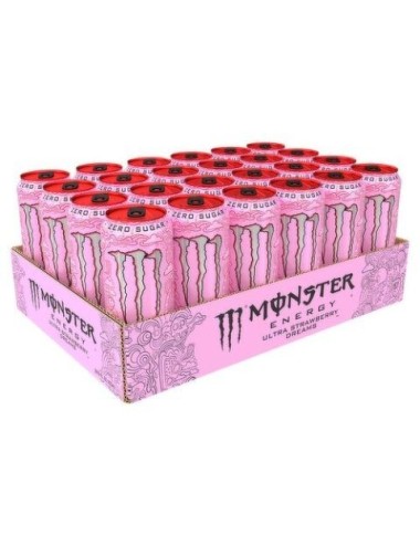 Monster Energy Ultra Strawbery Dreams 24 UDS de 500 ML Zero Azúcar