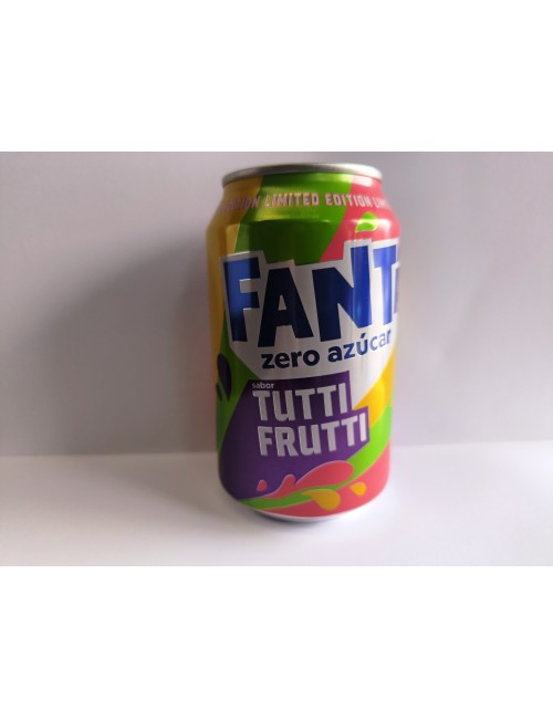 Fanta Tutti Frutti 24 UDS de 330 ML Zero Azúcar (El Sabor del Caribe Edición Limitada)