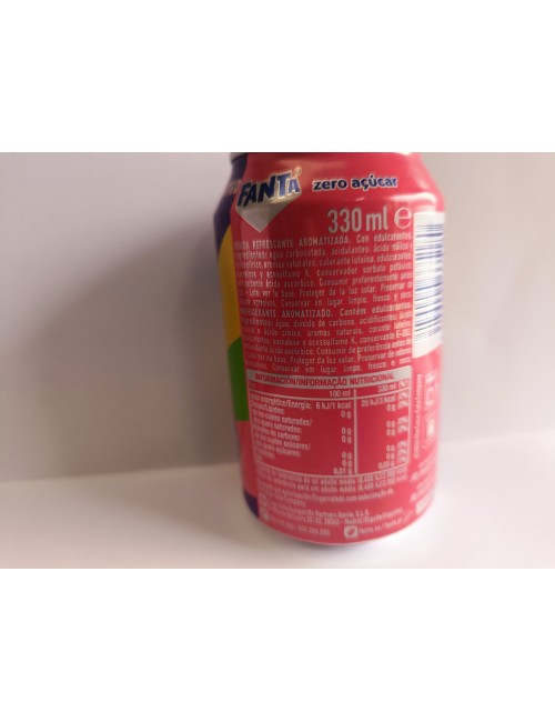 Fanta Tutti Frutti 24 UDS de 330 ML Zero Azúcar (El Sabor del Caribe Edición Limitada)