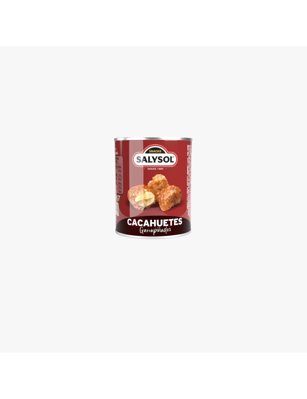 Salysol Cacahuetes Garrapiñados 96 UDS de 50 GR Etiquetado Multi Lenguaje,Maxima Frescura (Caducidad mas de Dos Años y Medio)