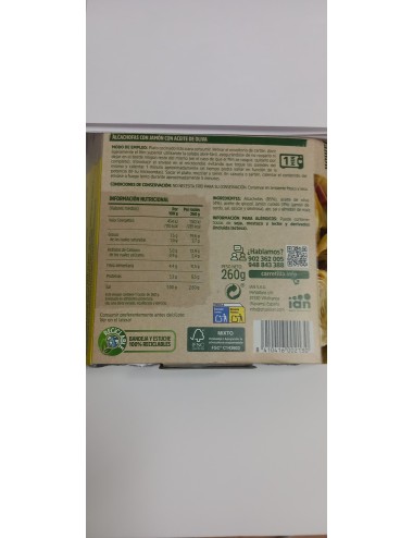 Alcachofas con Jamón Carretilla 10UDS de 260GR Platos Listos en 1 Minuto,100% Ingredientes Naturales Sin Gluten  ni Aditivos.