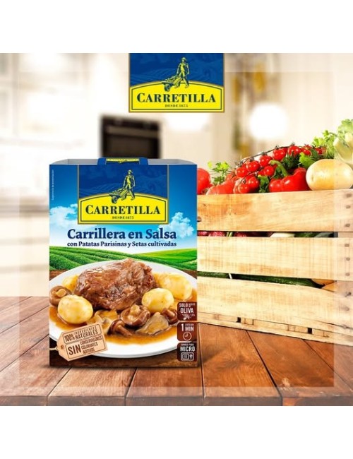 Carretilla  Carrillera en Salsa 10 UDS de 300 GR ( Producto Nuevo )