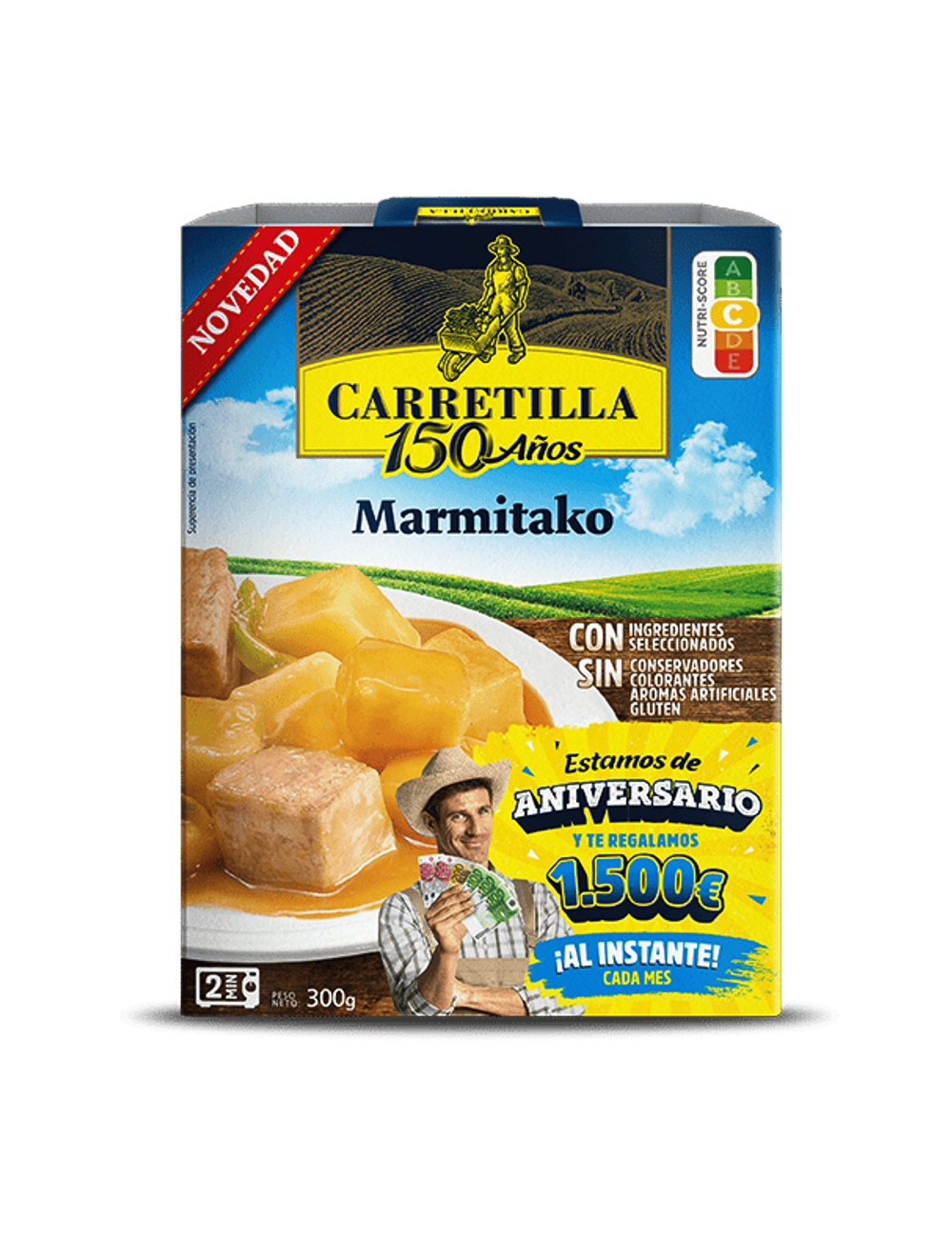 Carretilla Marmitako 10 UDS de 300 GR