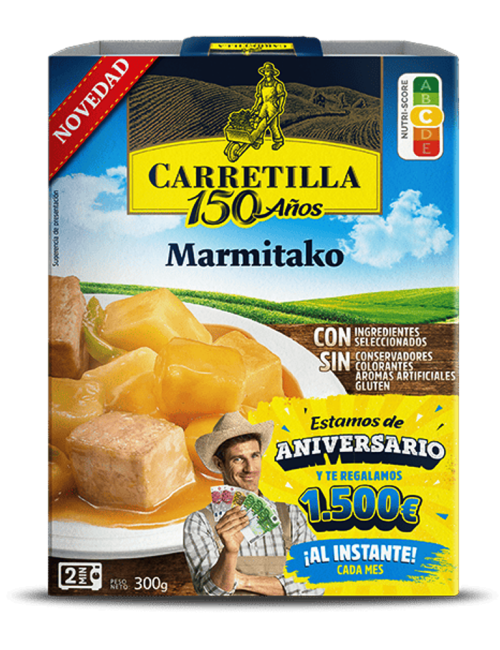 Carretilla Marmitako 10 UDS de 300 GR