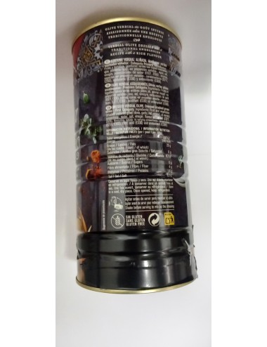 Sarasa Aceituna Aliñada Receta del Cortijo Lata 12UDS de 2370GR Etiquetado Multi Lenguaje (Formato Especial Vending)
