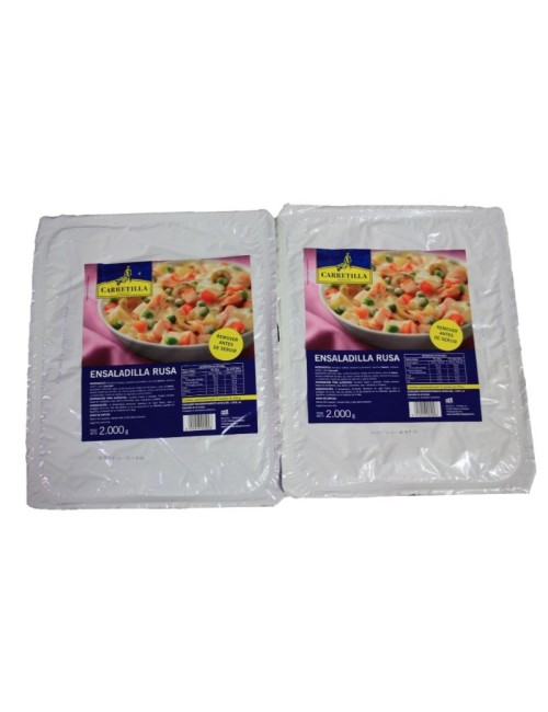 Carretilla  Ensaladilla Rusa Bandejas Gastronorm 1 Caja de 2 Bandejas de 2.000 g (Sin Gluten)