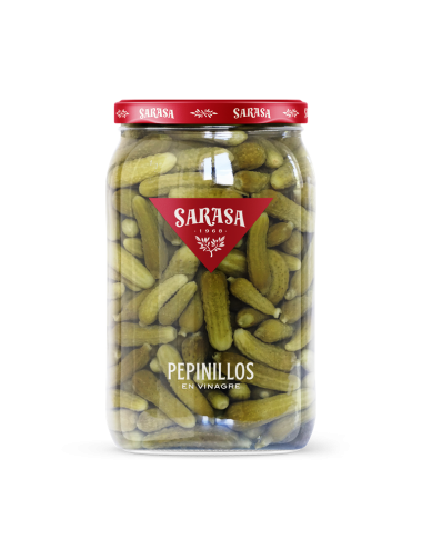 Sarasa Pepinillo 150/300 Vinagre 1/4 Galon Bandeja de 6 Unidades Peso Bruto 1.320 Gr,Peso Escurrido 450 Gr