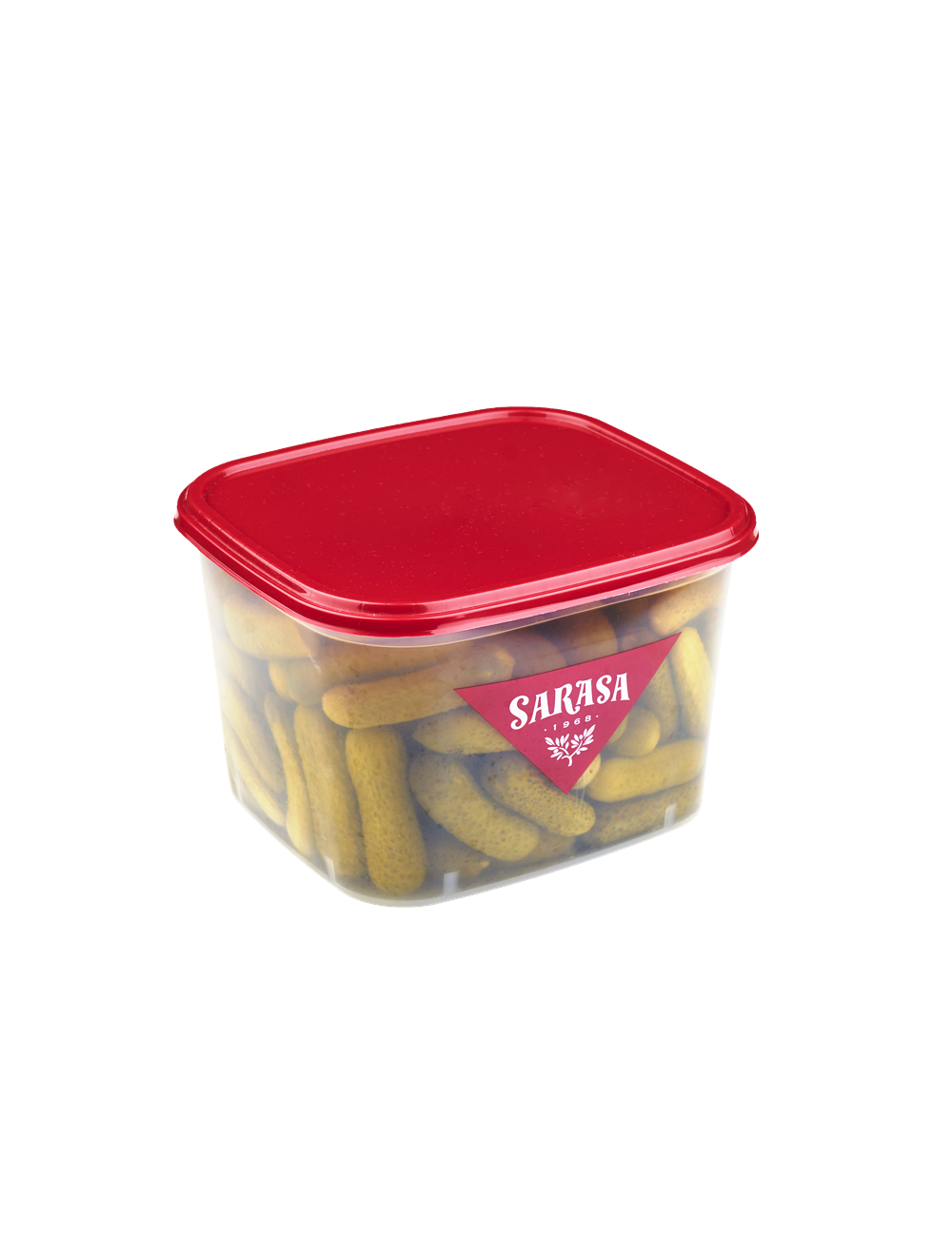 Sarasa Pepinillo 40/60 Cubo 1 Unidad Peso Bruto 3800 Gr,Peso Escurrido 2000 Gr.
