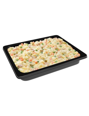 Carretilla  Ensaladilla Rusa Bandejas Gastronorm 1 Caja de 2 Bandejas de 2.000 g (Sin Gluten)