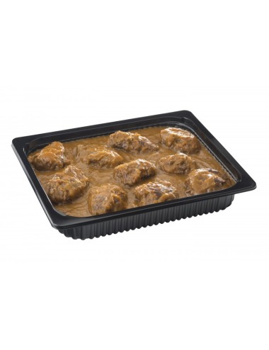Carretilla Carrilleras en Salsa Bandejas Gastronorm 1 Caja de 2 Bandejas de 1900 g