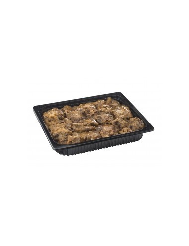Carretilla Rabo de Vacuno Estofado en Salsa Bandeja Gastronorm Caja de 2 Bandejas de 2.000 g