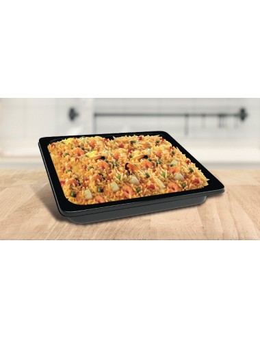 Carretilla Paella marinera Bandejas Gastronorm 1 Caja de 3 Bandejas de 1200 g (Sin Gluten)