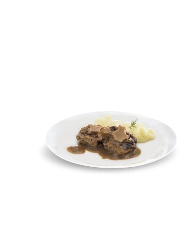 Carretilla Rabo de Vacuno Estofado en Salsa Bandeja Gastronorm Caja de 2 Bandejas de 2.000 g