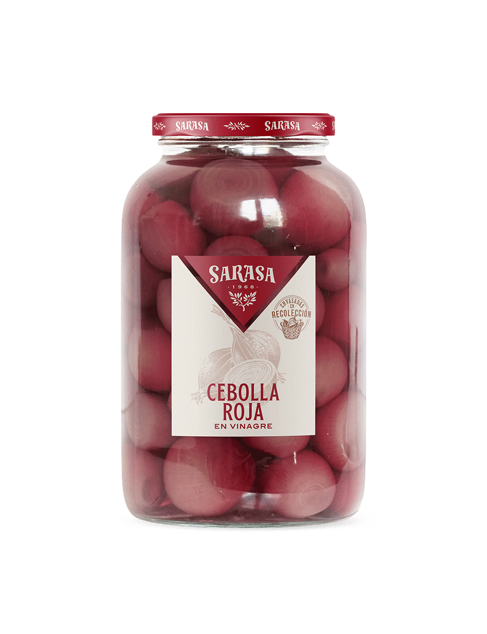 Sarasa Cebolla Roja en Vinagre Tarro Galón  1 UDS de 3800 g