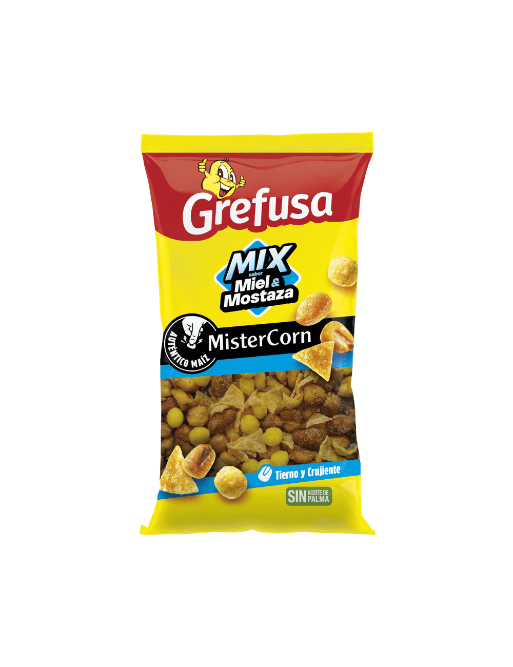 Grefusa Miel Mostaza 18 Uds de 97 Gr (America) Tierno y Crujiente,Sin Aceite de Palma.