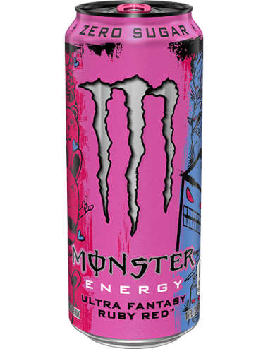 Monster Energy Ultra Fantasy Ruby Red 24 UDS de 500 ML Zero Azucar