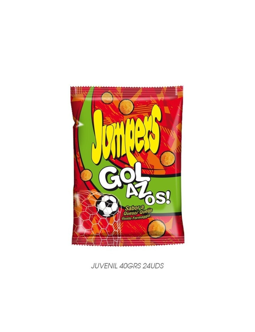 Jumpers Golazos Sabor a Queso 24 Uds de 40 Gr Sin Gluten
