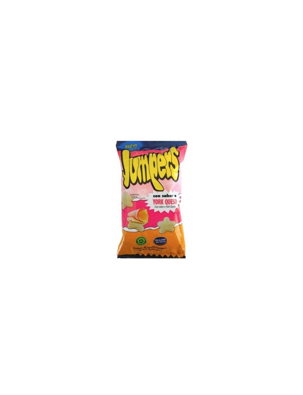 Jumpers Sabor York Queso 24UDS de 42GR Sin Gluten,Aceite Girasol100%