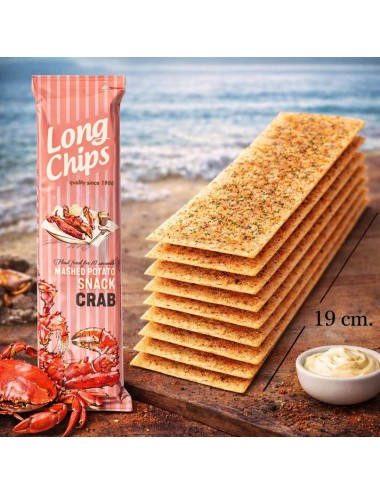 Long Chips Sabor Cangrejo 20 Uds de 75 Gr (Etiquetado Multi Lenguaje)