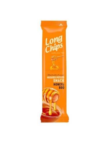 Long Chips Sabor Honey BBQ,Miel Barbacoa 20 Uds de 75 Gr (Etiquetado Multi Lenguaje)