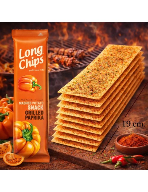 Long Chips Sabor Paprika 20 Uds de 75 Gr (Etiquetado Multi Lenguaje)