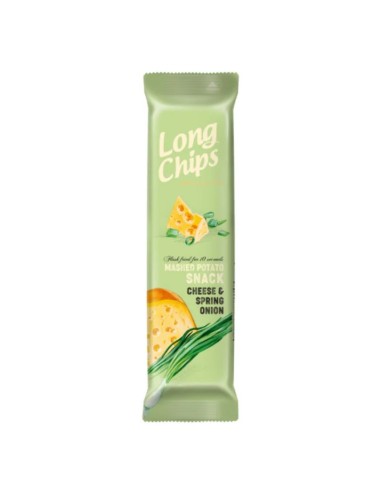 Long Chips Sabor Queso y Cebollino 20 Uds de 75 Gr (Etiquetado Multi Lenguaje)