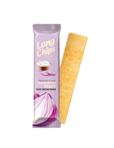 Long Chips Sabor Sour Cream Onion 20 Uds de 75 Gr (Etiquetado Multi Lenguaje)