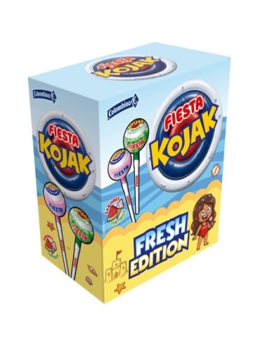 Fiesta Kojak, Lote Fiesta (Cereza,Pintalenguas,Lolipop,Templatión de Regalo Kojak Fresh Editión