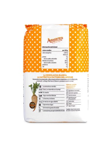 Azúcar-Blanco -Bolsa de Papel 6 UDS de 1 KG
