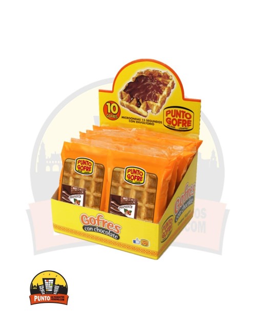 GOFRE CHOCOLATE PUNTO GOFRE 110G+30G 10UNDS