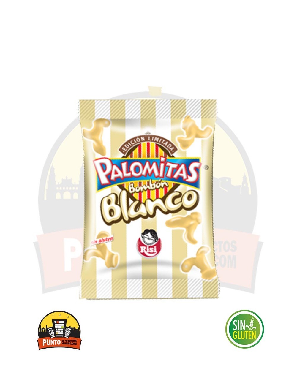 Palomitas bombón Blanco 30GR 30UNDS