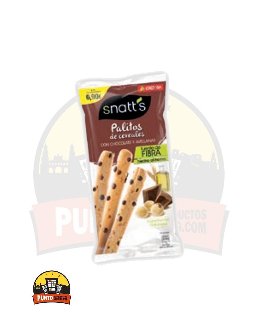 Palitos de Cereales con Chocolate y Avellanas 62GR 10UNDS