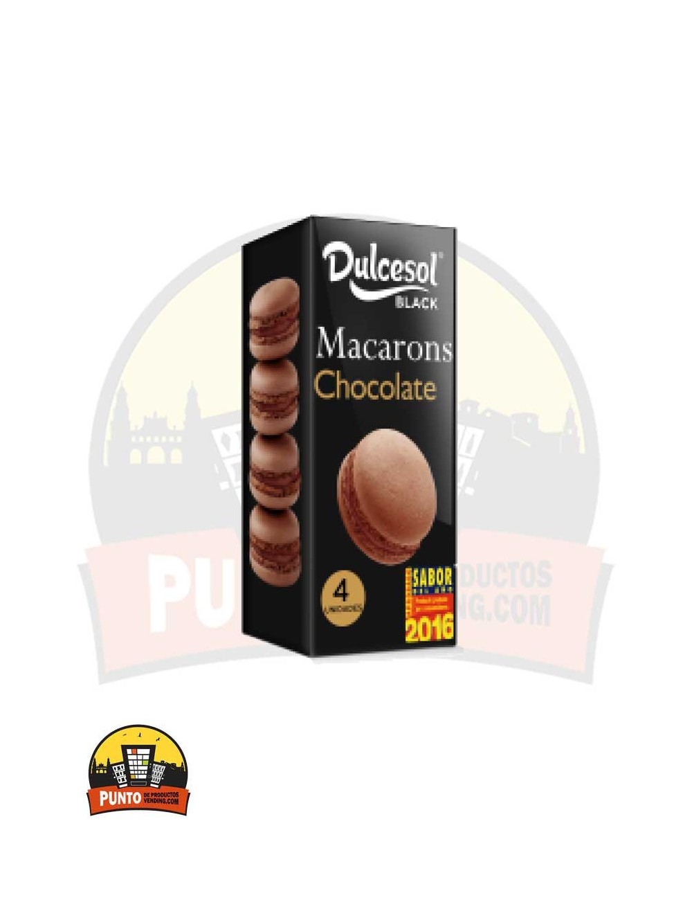 Macarons Chocolate 80GR 4 UDS